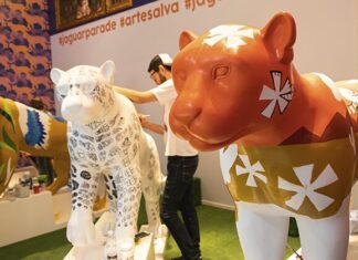 Live painting Jaguar Parade – Conexão Amazônia realizado em Imperatriz até sábado